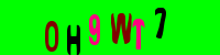 Blue Captcha Image