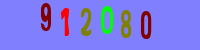 Blue Captcha Image