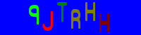 Blue Captcha Image