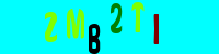 Blue Captcha Image