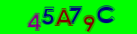 Blue Captcha Image