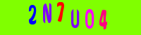 Blue Captcha Image
