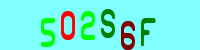 Blue Captcha Image