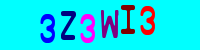 Blue Captcha Image