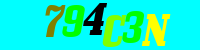Blue Captcha Image