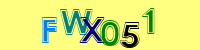 Blue Captcha Image