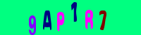Blue Captcha Image