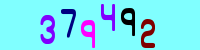 Blue Captcha Image