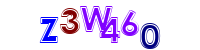 Blue Captcha Image