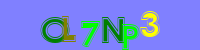 Blue Captcha Image