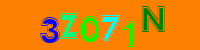 Blue Captcha Image