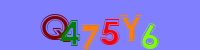 Blue Captcha Image