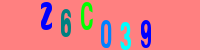Blue Captcha Image