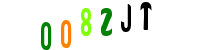 Blue Captcha Image
