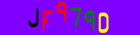 Blue Captcha Image