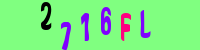 Blue Captcha Image