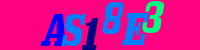 Blue Captcha Image