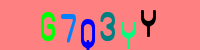 Blue Captcha Image