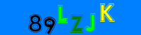 Blue Captcha Image