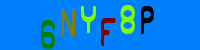Blue Captcha Image