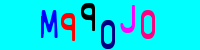 Blue Captcha Image