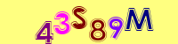 Blue Captcha Image