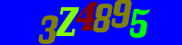 Blue Captcha Image