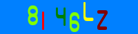 Blue Captcha Image
