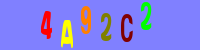 Blue Captcha Image