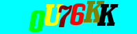 Blue Captcha Image