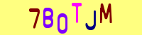 Blue Captcha Image