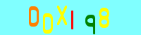 Blue Captcha Image