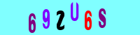 Blue Captcha Image