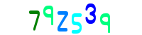 Blue Captcha Image