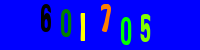 Blue Captcha Image