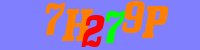 Blue Captcha Image