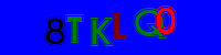 Blue Captcha Image