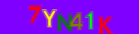 Blue Captcha Image