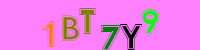 Blue Captcha Image
