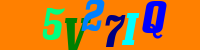 Blue Captcha Image
