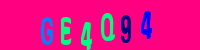 Blue Captcha Image