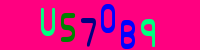 Blue Captcha Image
