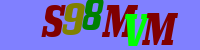 Blue Captcha Image