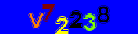 Blue Captcha Image