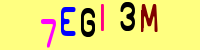 Blue Captcha Image