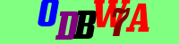 Blue Captcha Image