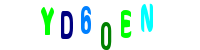 Blue Captcha Image