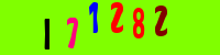 Blue Captcha Image