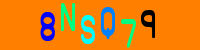 Blue Captcha Image