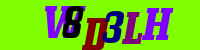 Blue Captcha Image